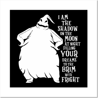 I am the shadow on the moon at night, Oogie Boogie Posters and Art